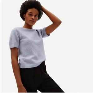 Everlane Alpaca Sweater T Shirt Top Light Periwinkle Purple Size Small